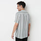 Buy Men Regular Fit Striped Half Sleeve Shirt  - Style Union