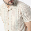 Relaxed Fit Printed Camp Collar Shirt