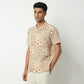 Relaxed Fit Printed Camp Collar Shirt