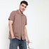 Camp Collar Cuban Solid Half Sleeve Shirt