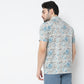 Relaxed Fit Digital Printed Camp Collar Shirt