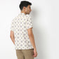 Regular Fit Printed Camp Collar Shirt