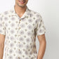 Regular Fit Printed Camp Collar Shirt