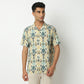 Regular Fit Printed Camp Collar Shirt
