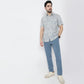 Regular Fit Printed Shirt Collar Shirt