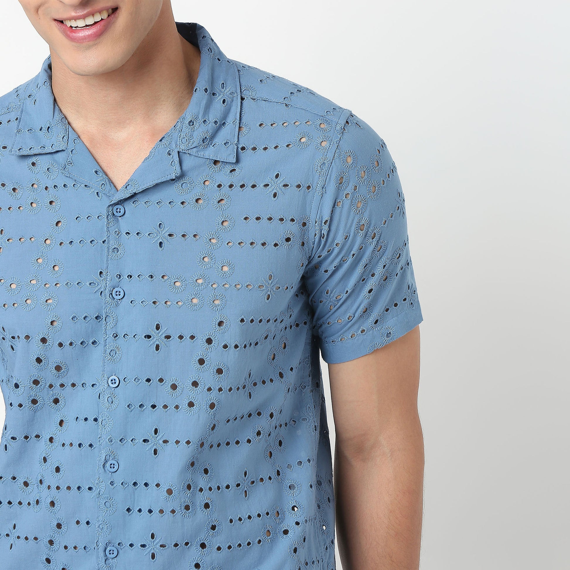 Cuban Schiffli Artistry Shirt 