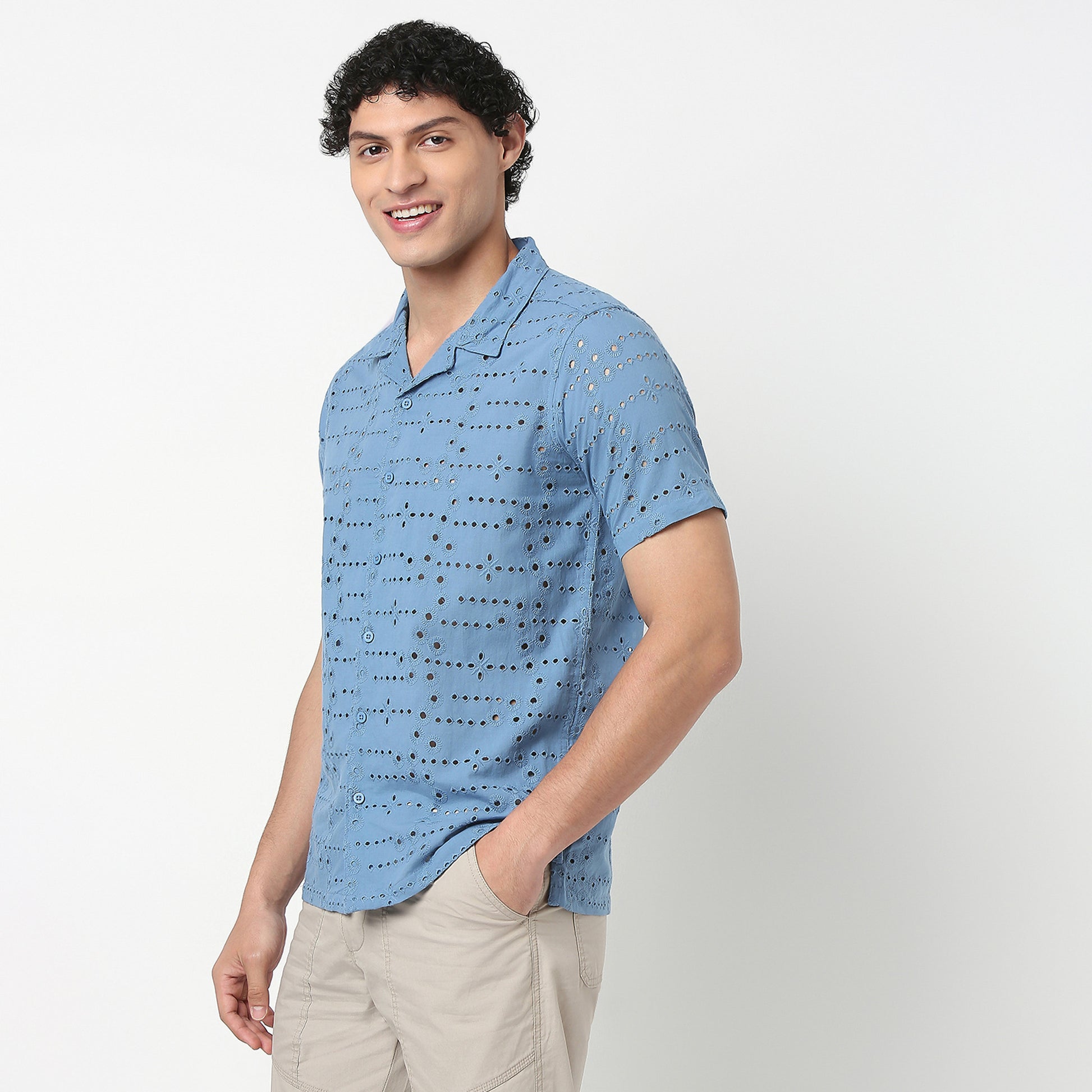 Cuban Schiffli Artistry Shirt 