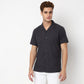 Camp Collar Cuban Schiffli Shirt Half Sleeve Shirt