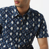 Regular Fit Printed Shirt Collar Shirt