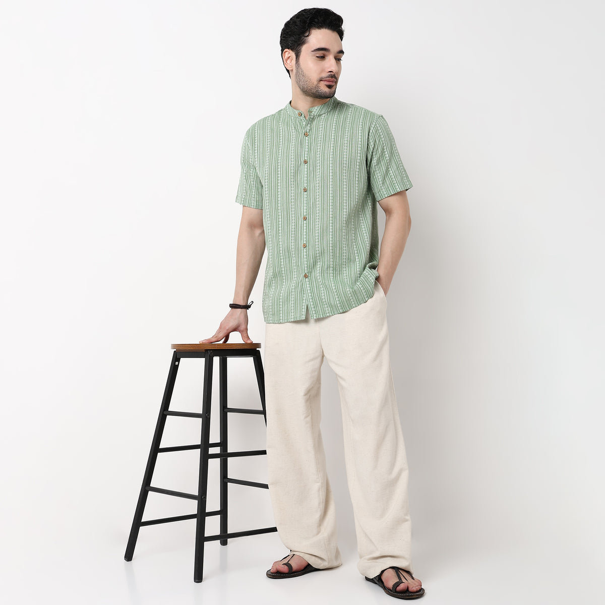 Dobby Striped Shirt