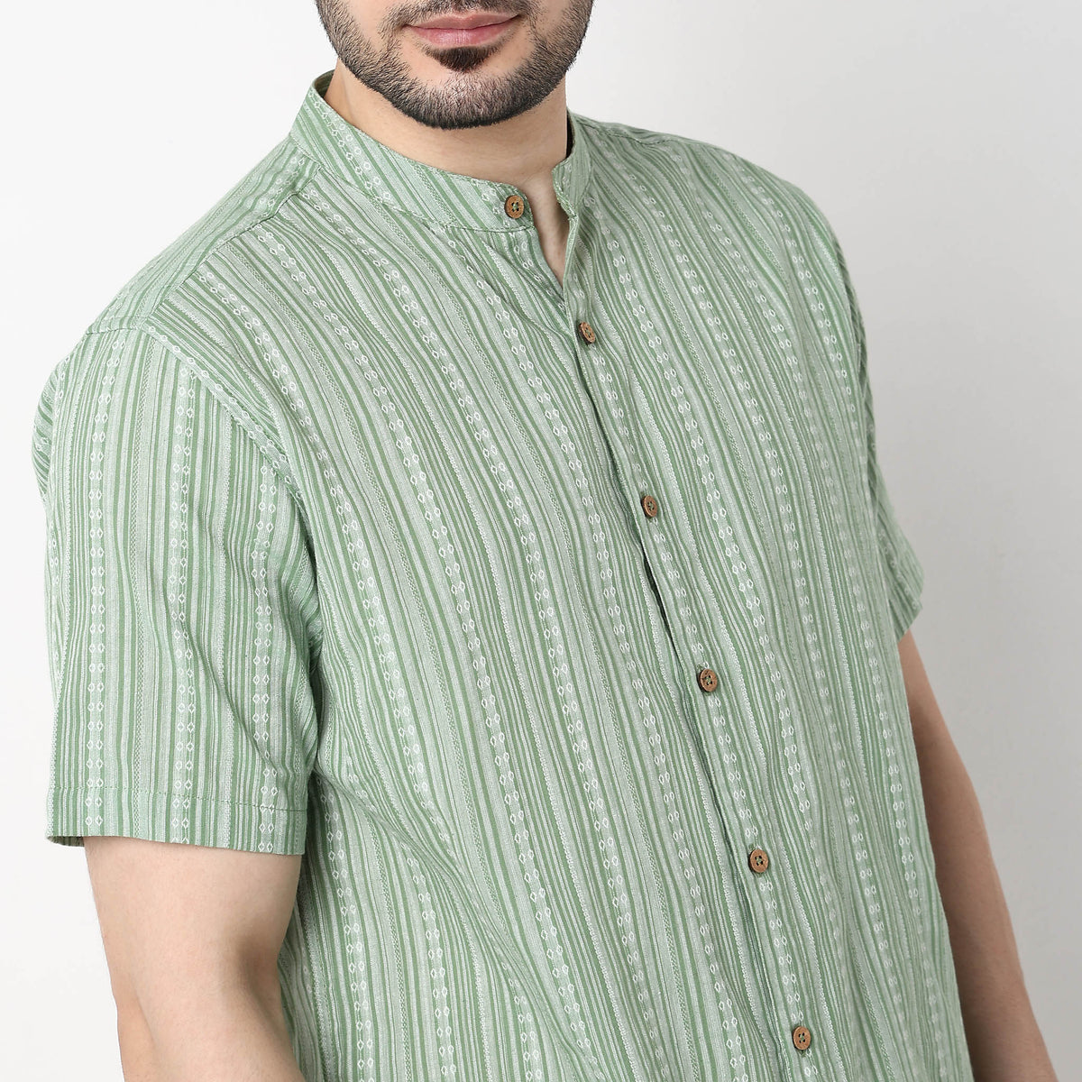Dobby Striped Shirt
