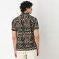 Camp Collar Short Length Printed Relaxed Fit Shirt