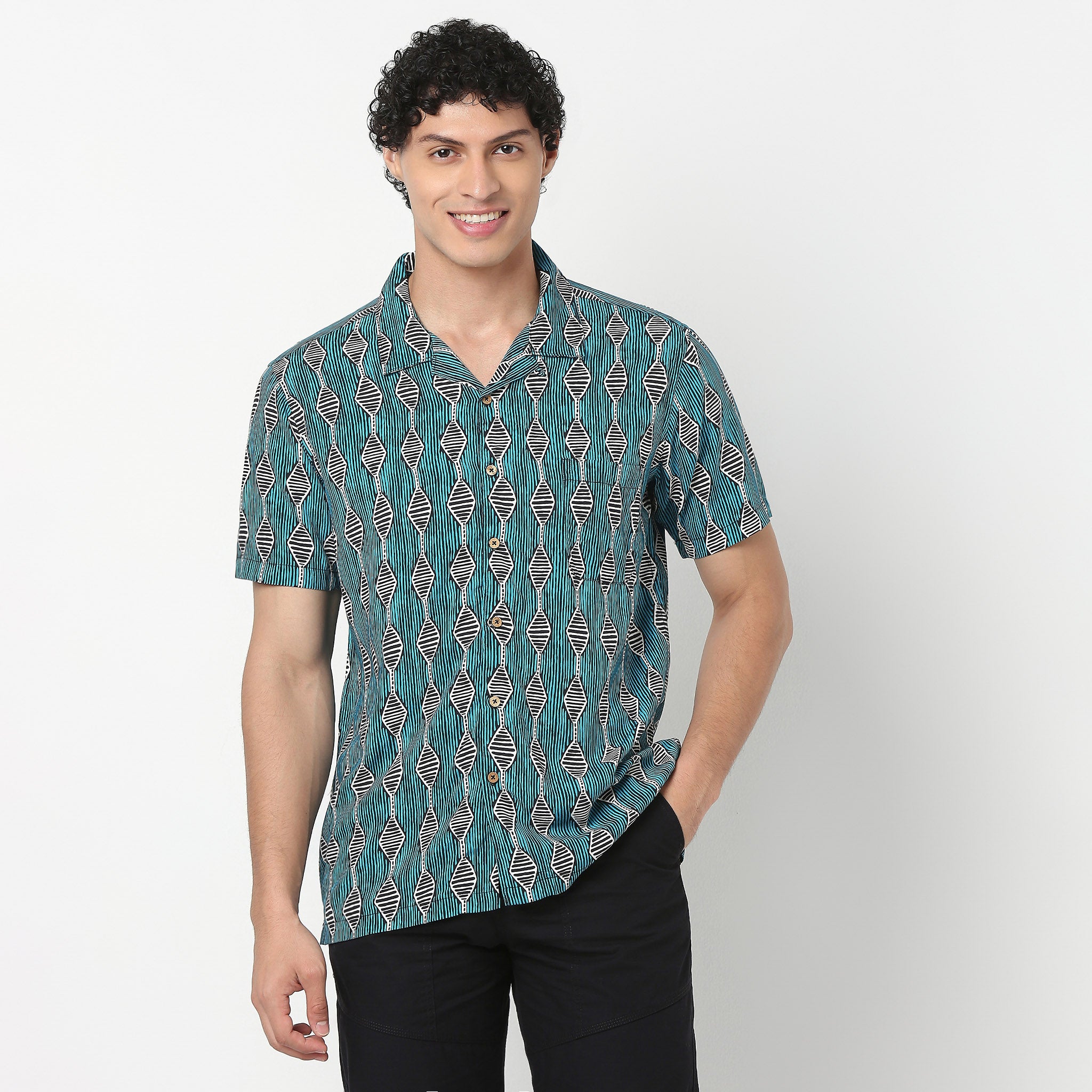 Cuban Printed Artistry Shirt