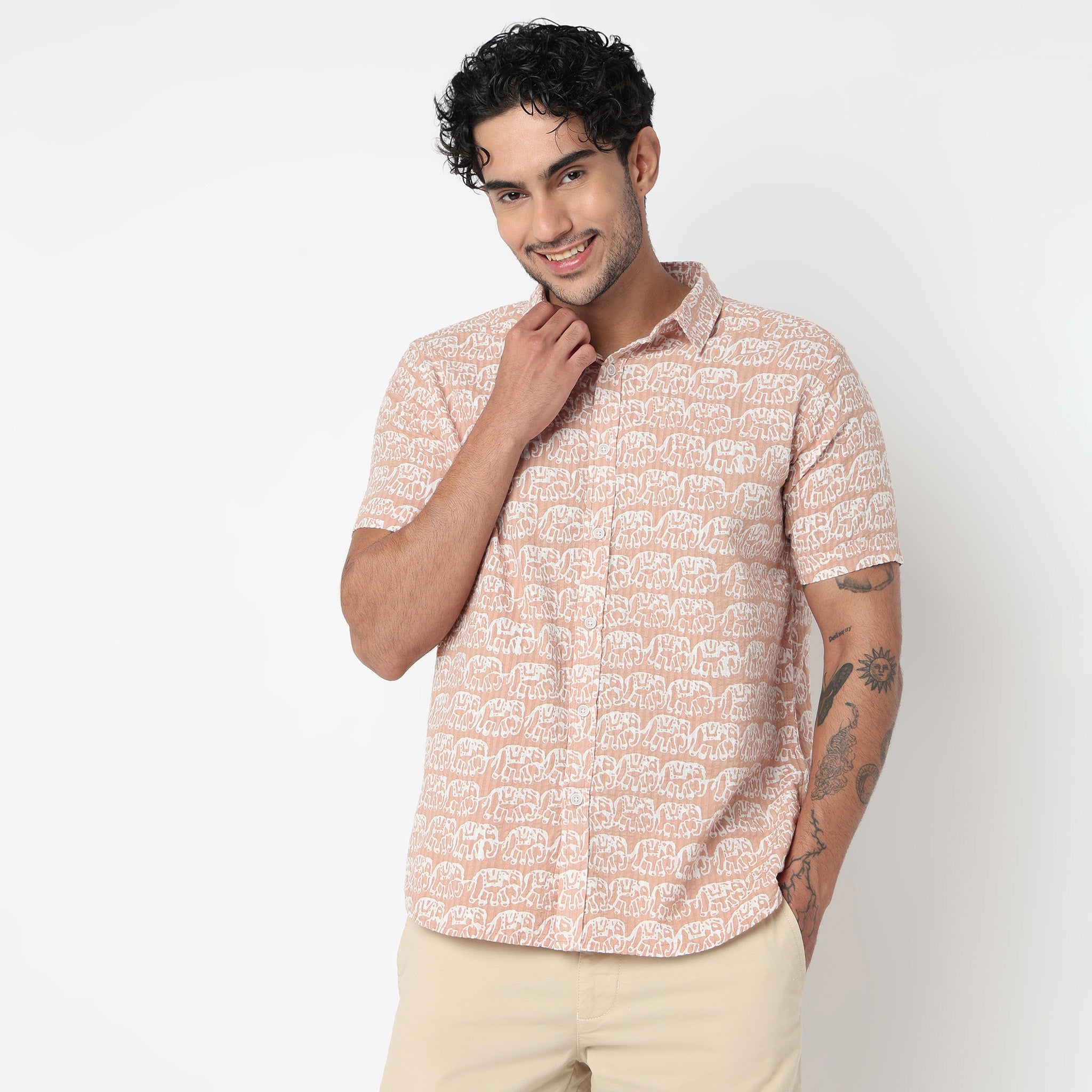 Cotton Printed Shirt