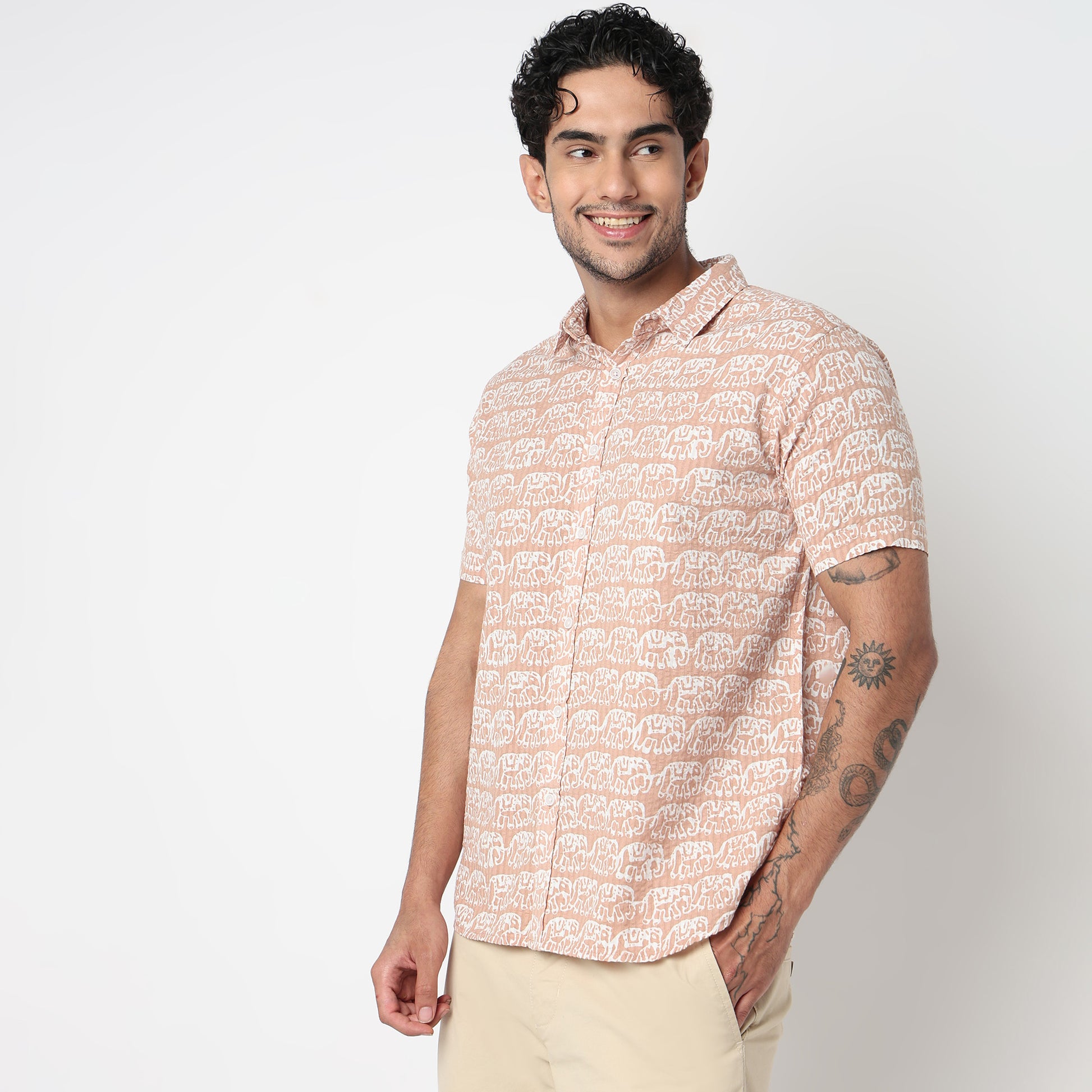 Cotton Printed Shirt