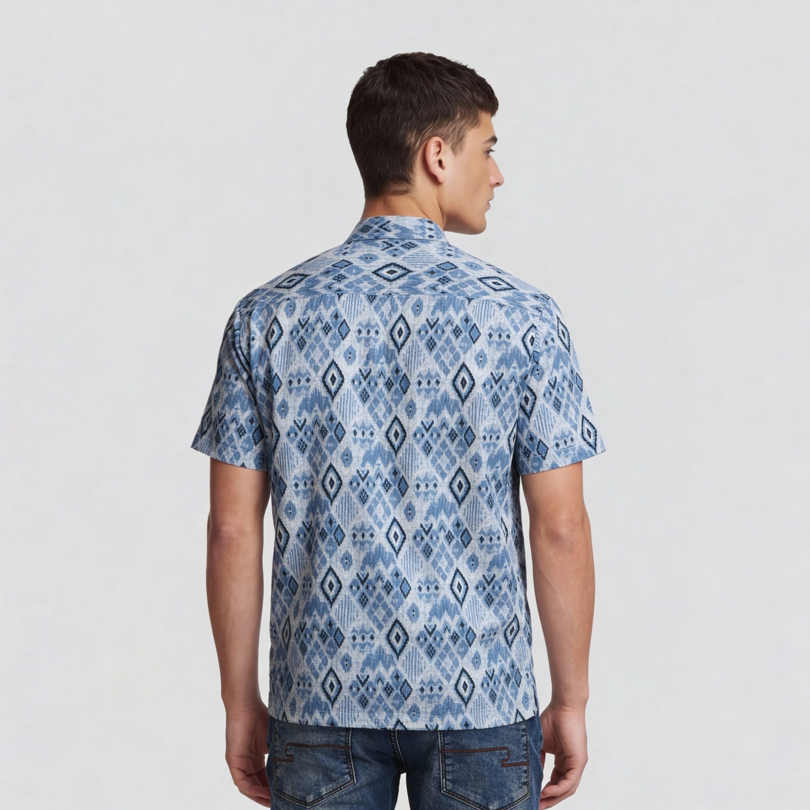 Cotton Printed Cuban Shirt
