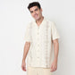 Buy Men Relaxed Fit Embroidered Half Sleeve Shirt  - Style Union