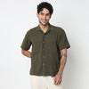 Point Down Embroidered Shirt
