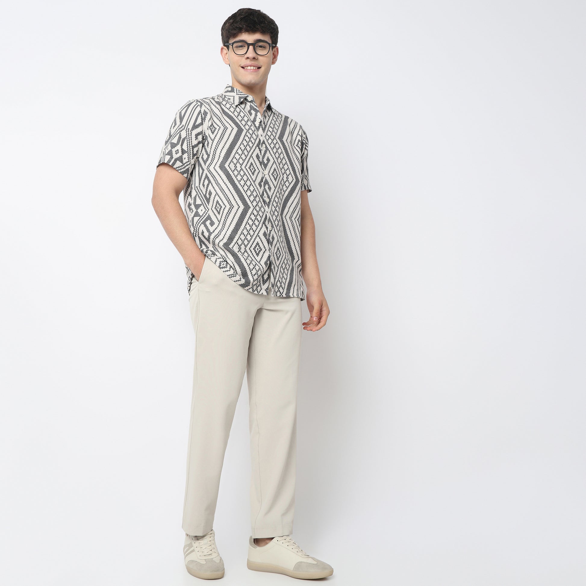 Relaxed Fit Printed Shirt