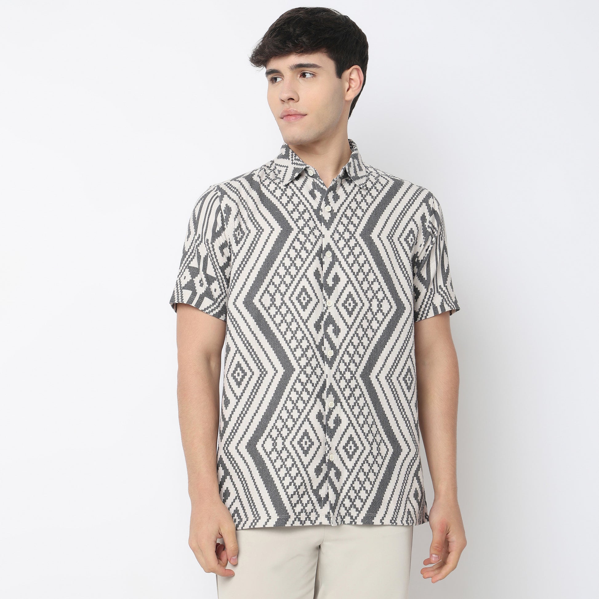 Relaxed Fit Printed Shirt