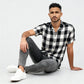 Checkered Point Down Yarn Dyed Shirt
