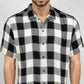 Checkered Point Down Yarn Dyed Shirt