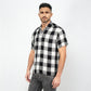 Checkered Point Down Yarn Dyed Shirt