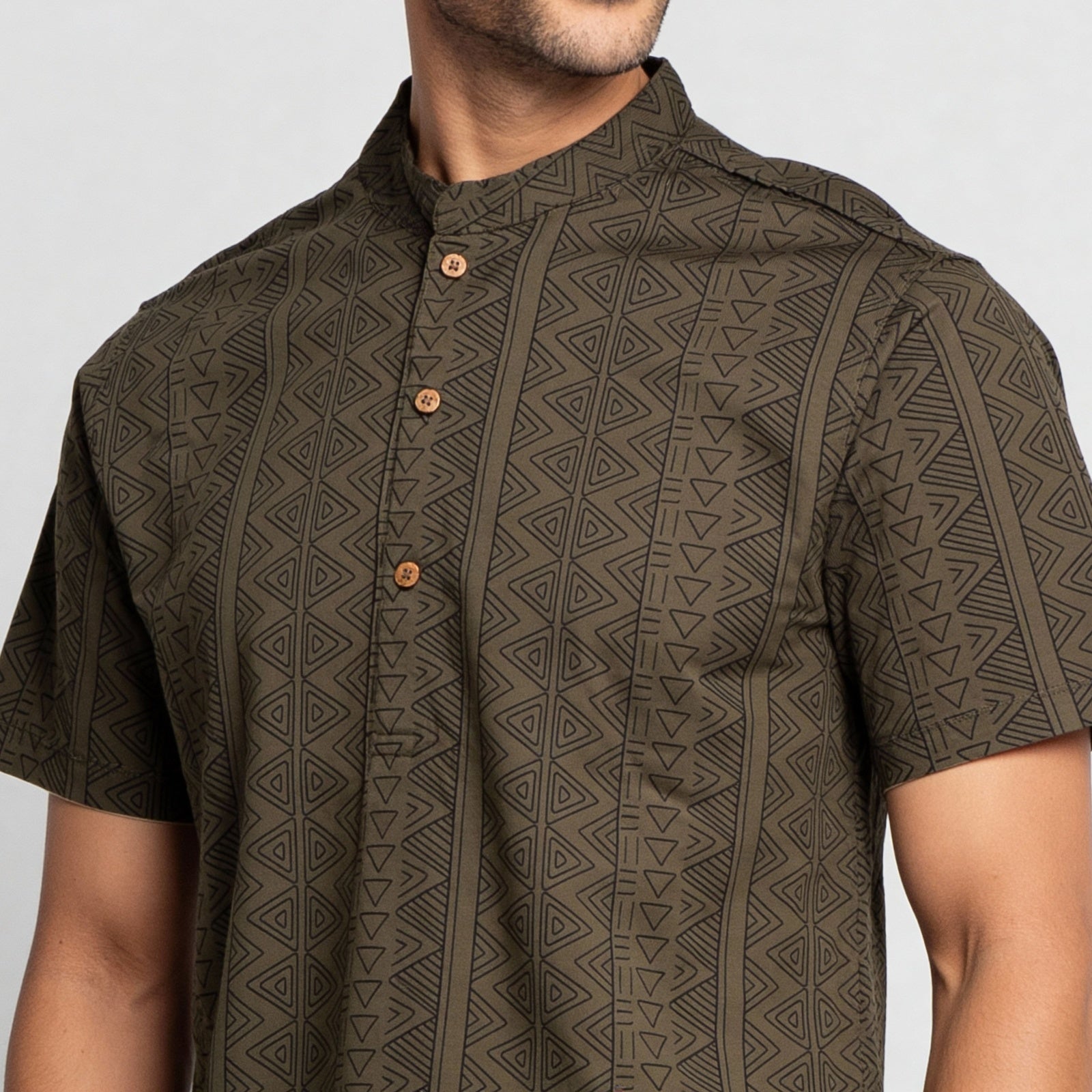Cotton Printed Half Sleeve Kurta