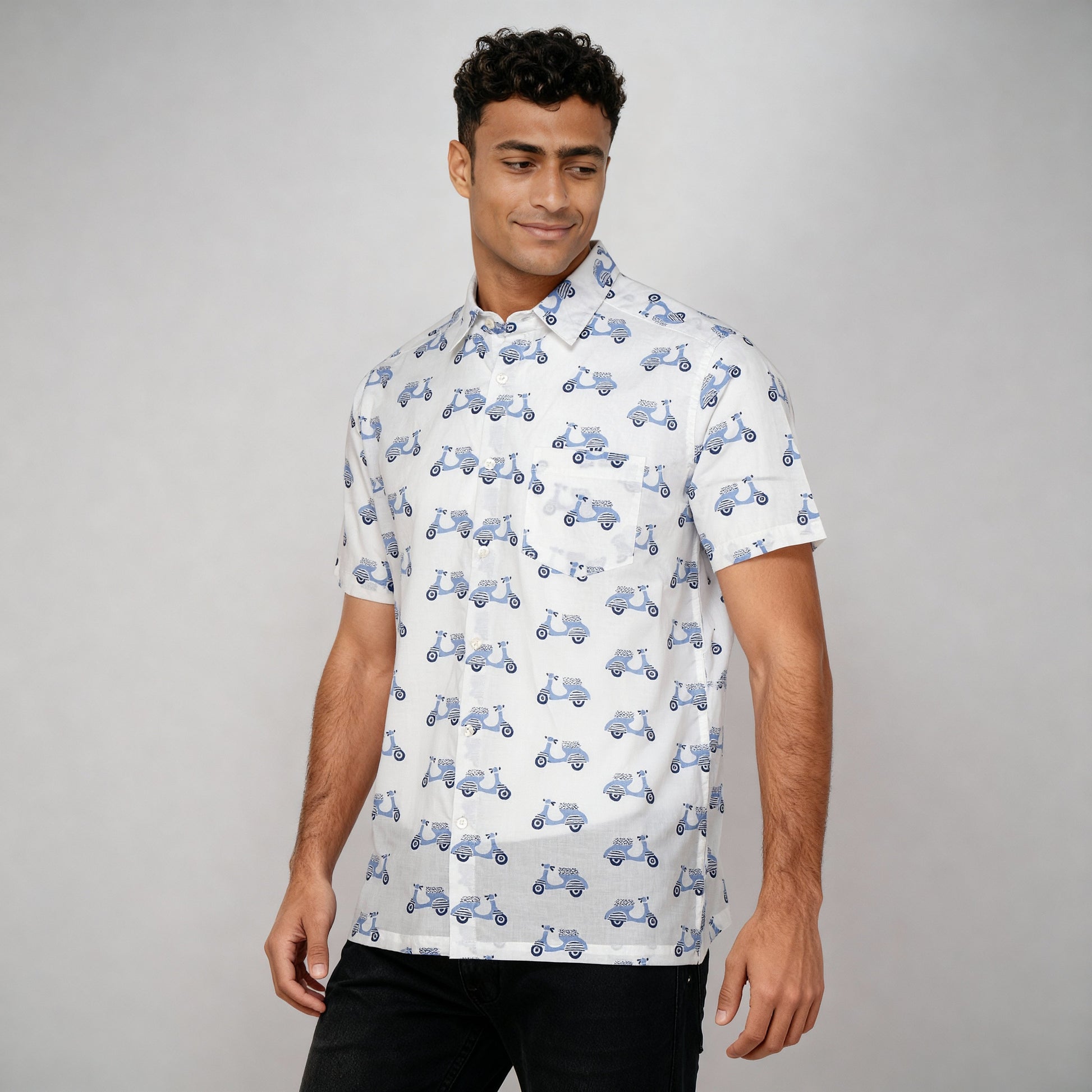 Cotton Printed Shirt