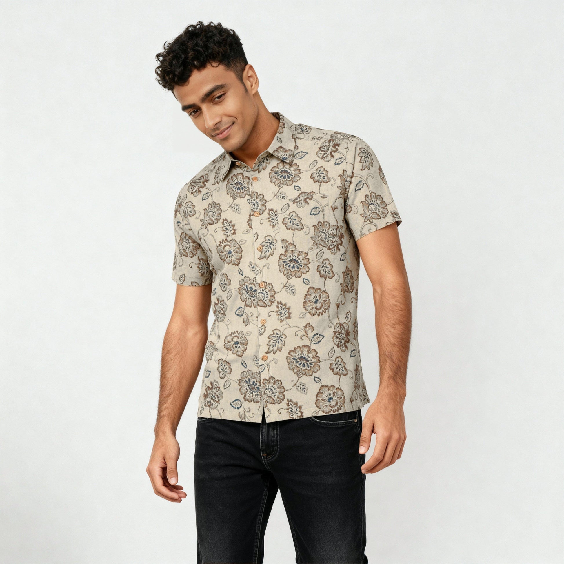 Printed Half Sleeve Shirt
