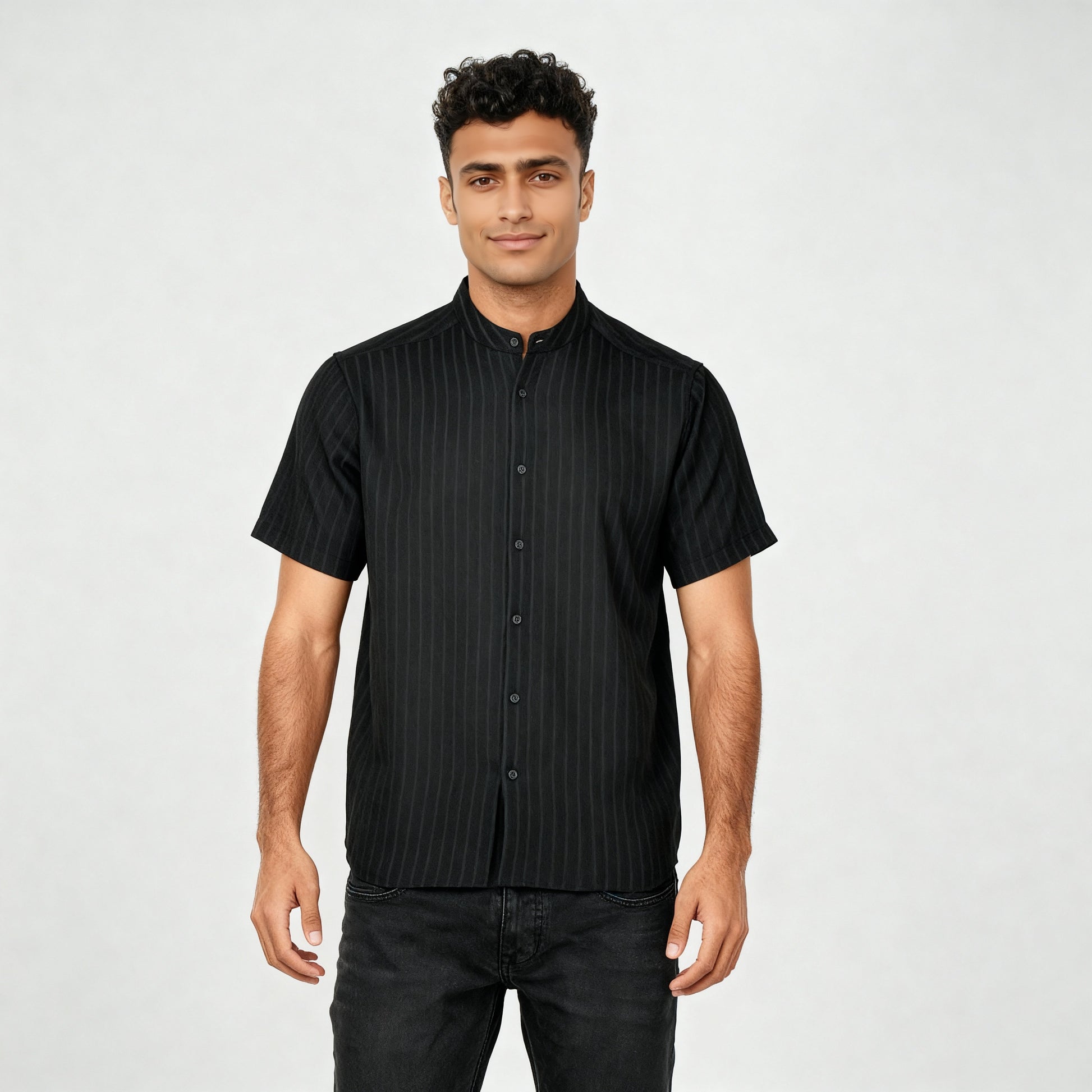 Solid Straight Shirt