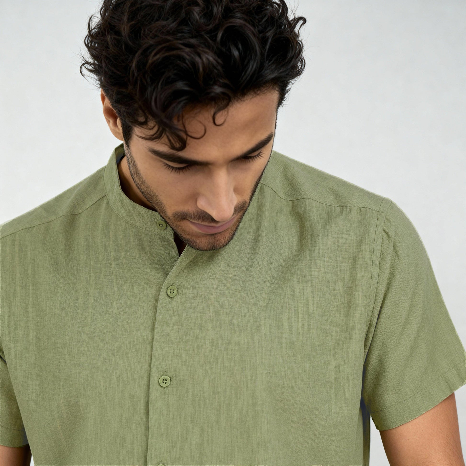 Solid Straight Shirt