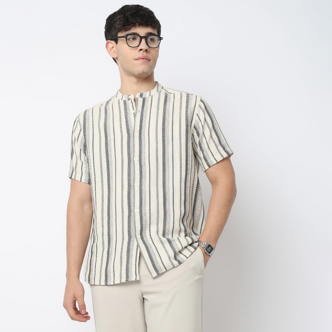 Crochet Yarn Dyed Shirt