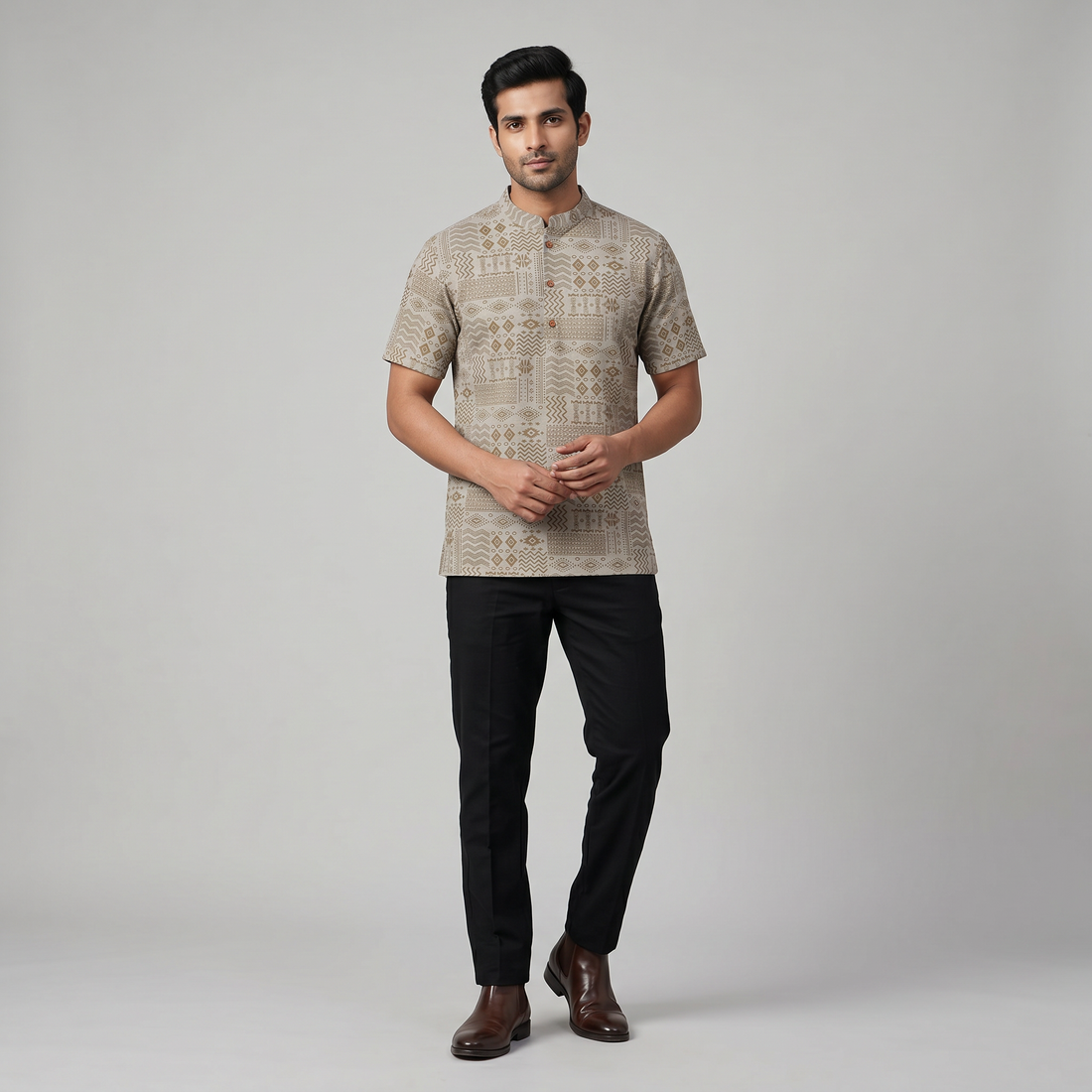 Cotton Printed Short Kurta