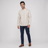 Cotton Jacquard Straight Shirt