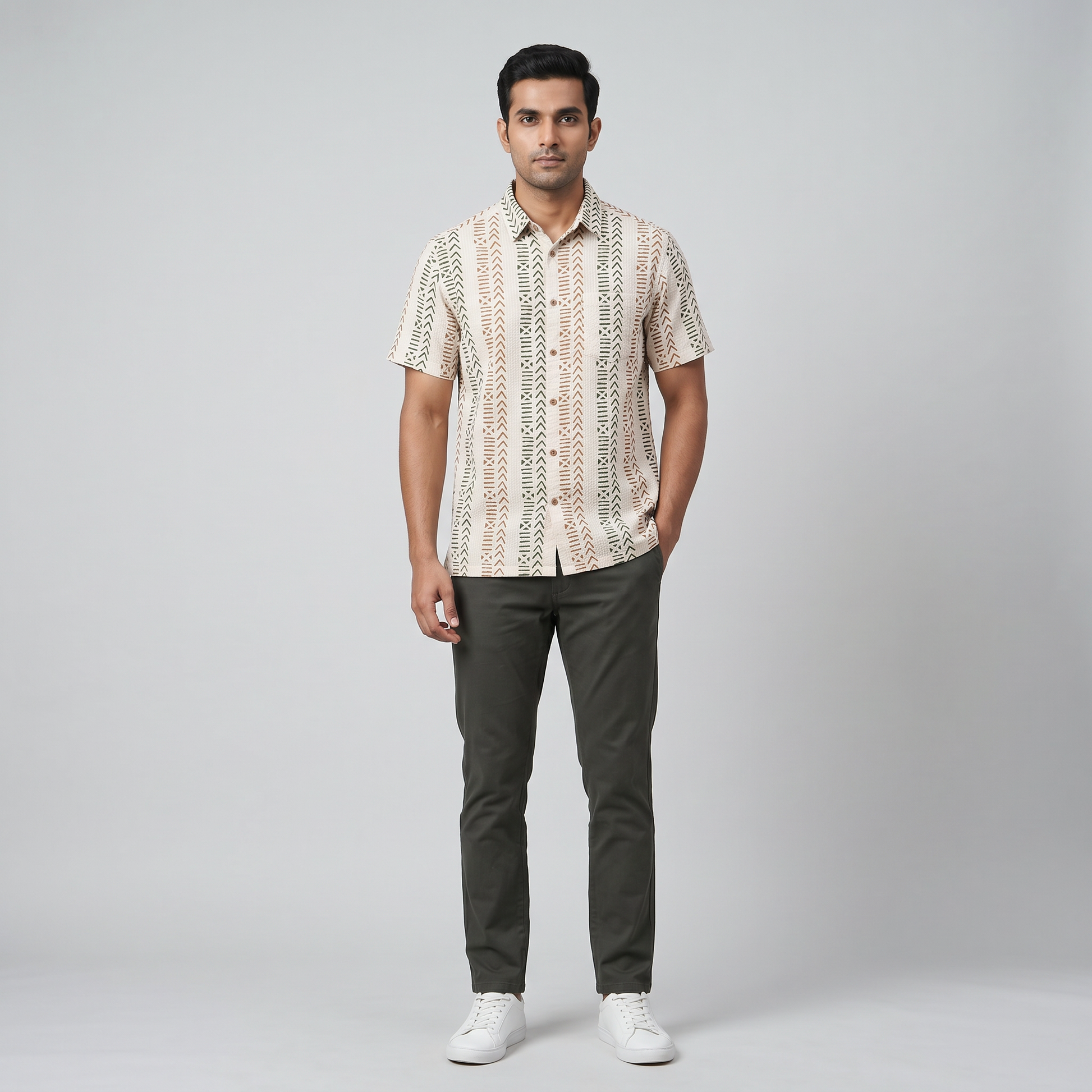 Cotton Printed Shirt