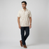 Cotton Embroidered Straight Shirt