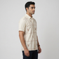 Cotton Embroidered Straight Shirt