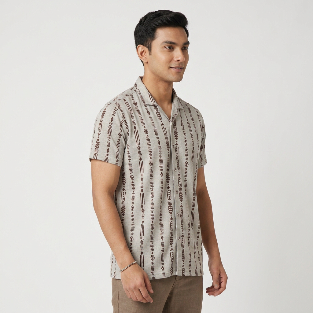 Jacquard Straight Shirt
