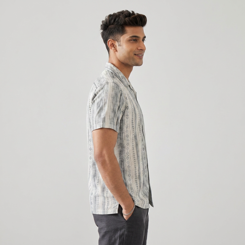 Digital Printed Straight Shirt