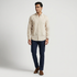 Cotton Structured Straight Shirt