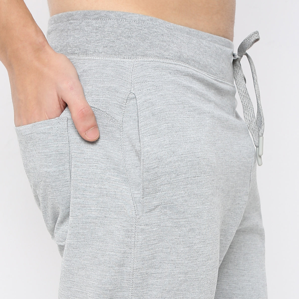 Regular Fit Solid Mid Rise Trackpants