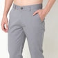 Regular Fit Solid Mid Rise Chinos
