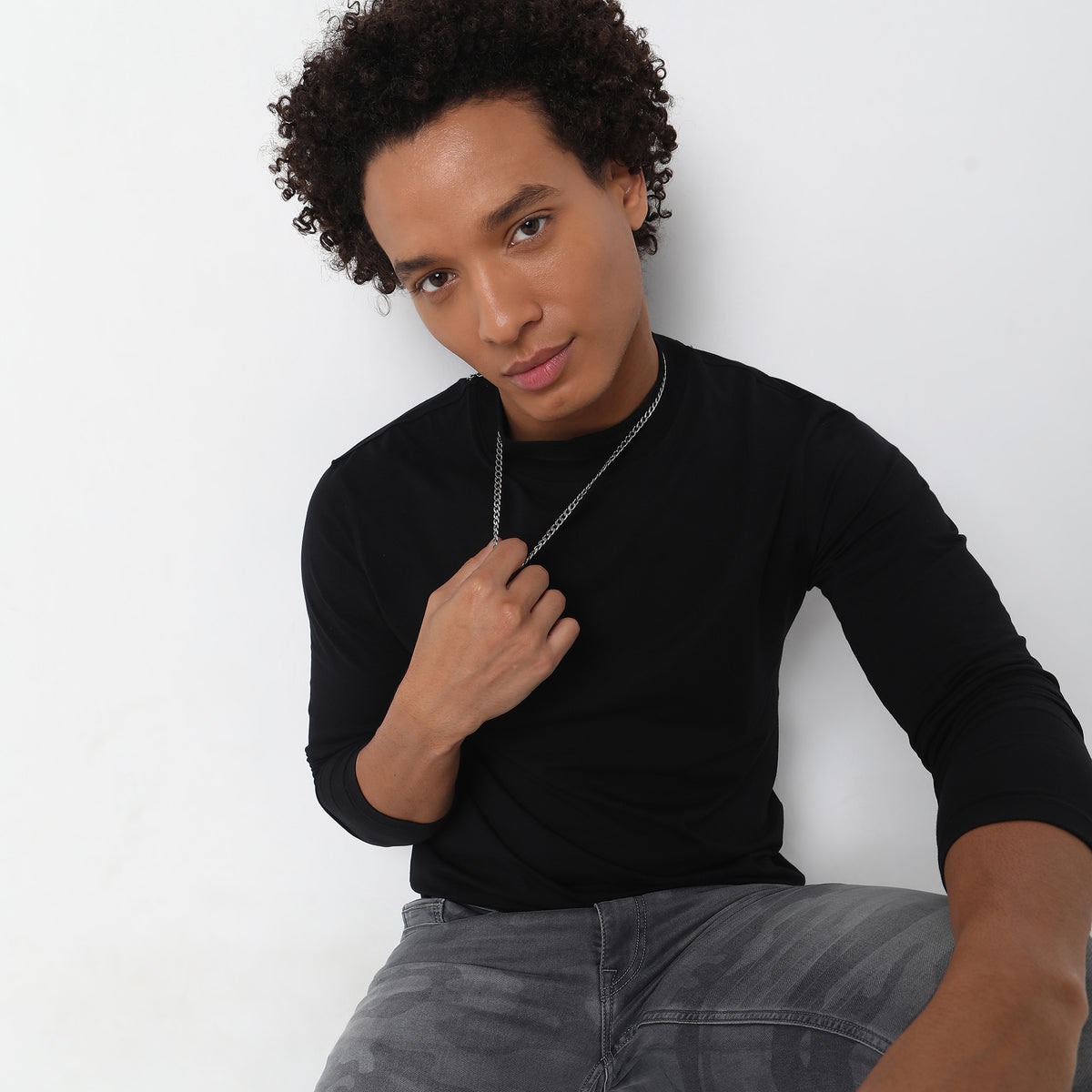 Slim Fit Solid T-Shirt