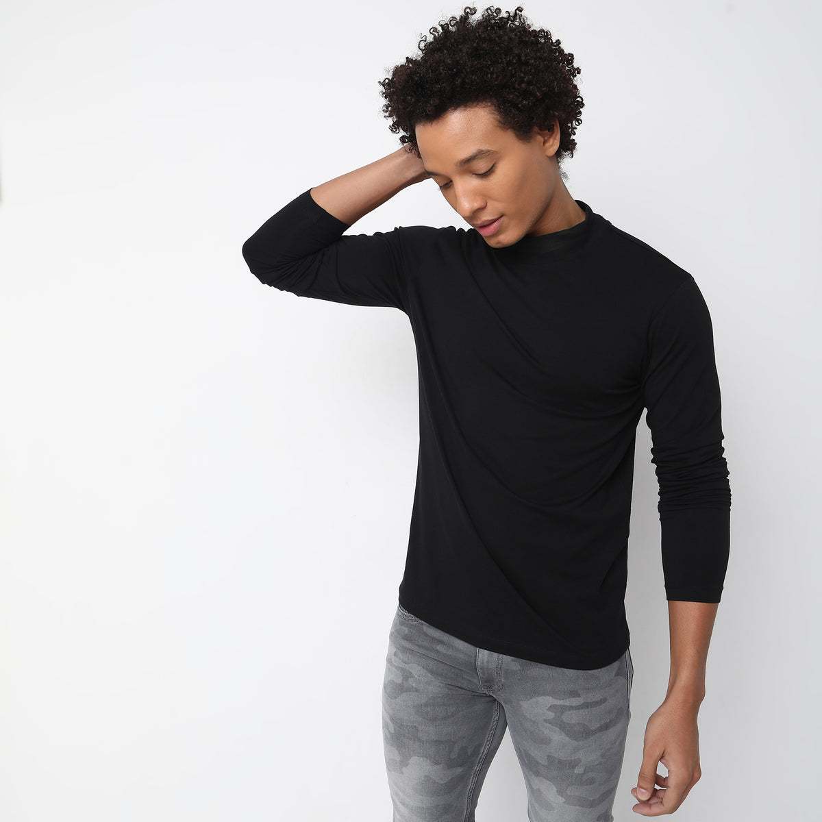 Slim Fit Solid T-Shirt