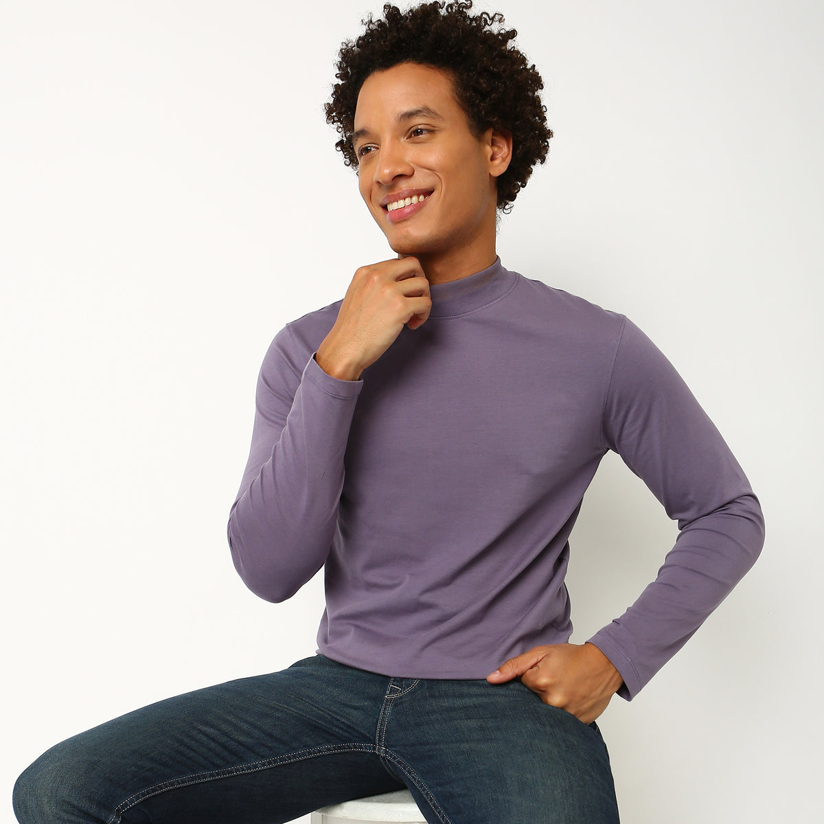 Slim Fit Solid T-Shirt