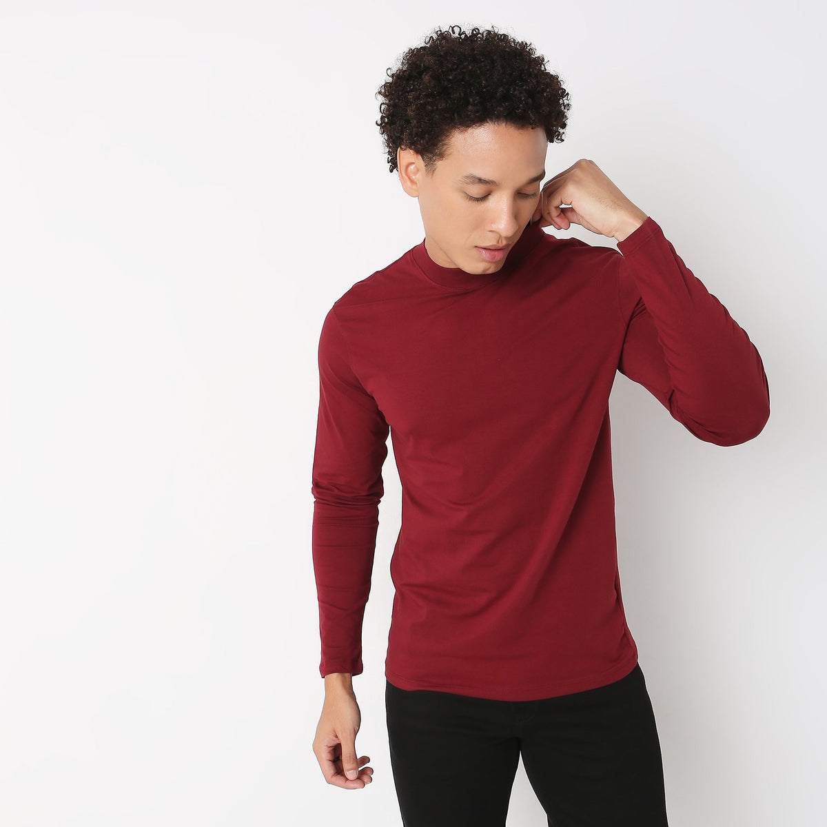 Slim Fit Solid T-Shirt