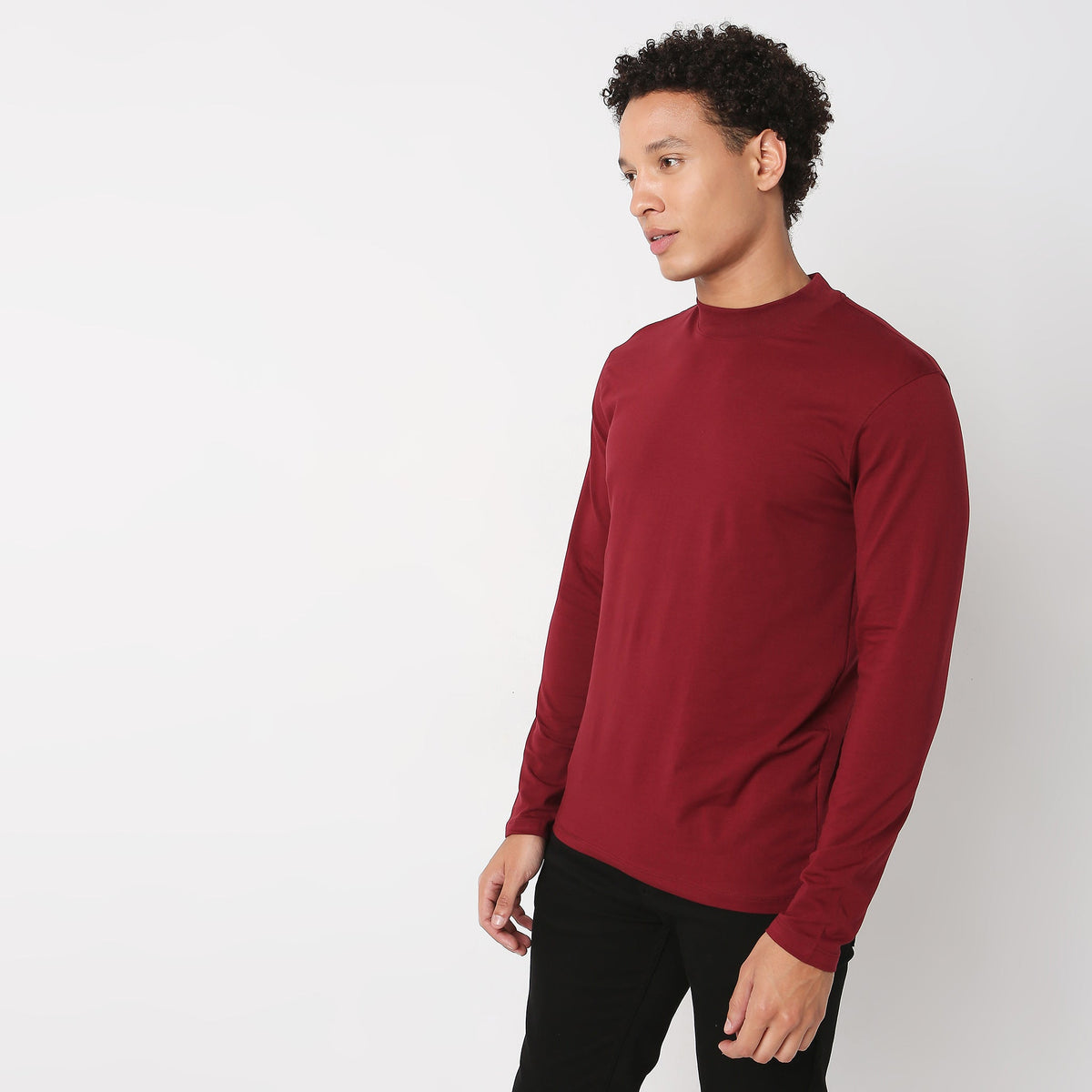Slim Fit Solid T-Shirt