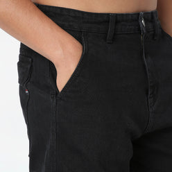 Anti Fit Solid Mid Rise Cargos