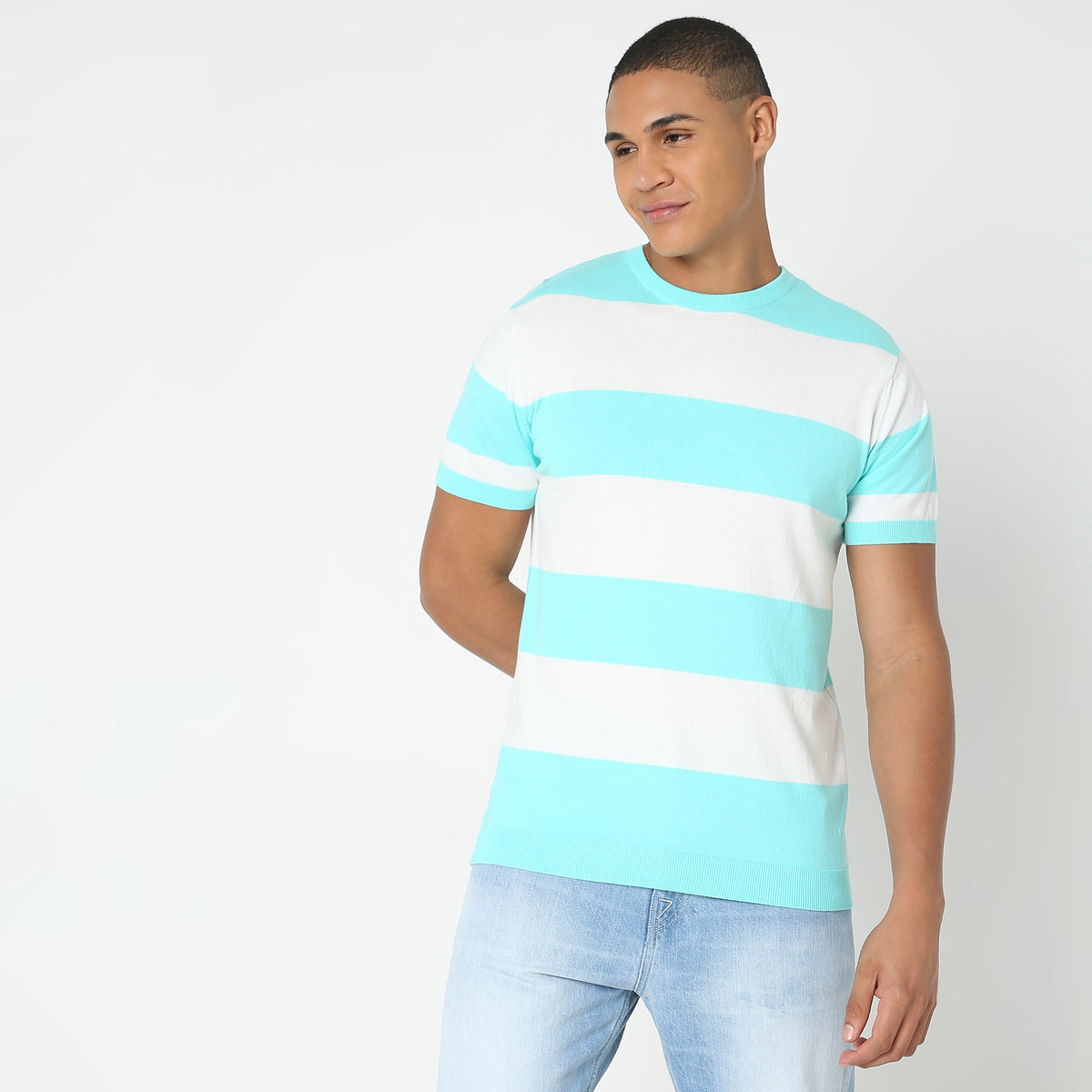 Regular Fit Striped T-Shirt